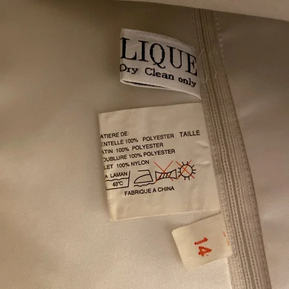 Anjolique Beaded Off-White Wedding Outfit Top - Picture 8 of 9